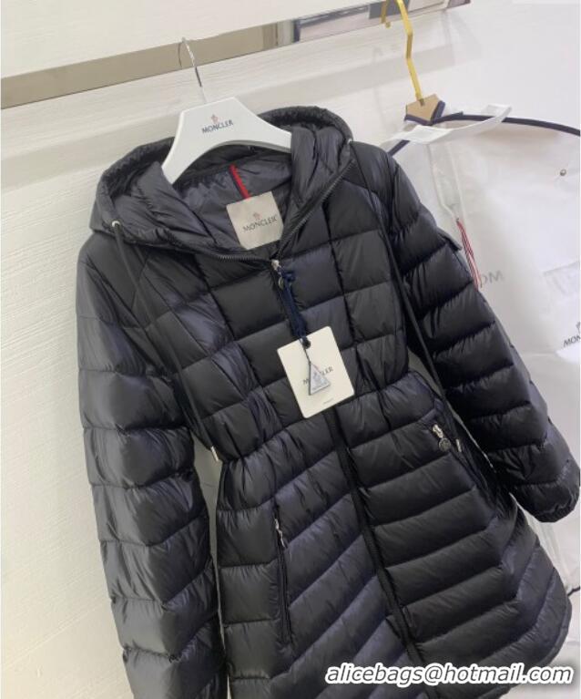 ​Good Quality Moncler Amintore Long Down Jacket M9044 Black 2024