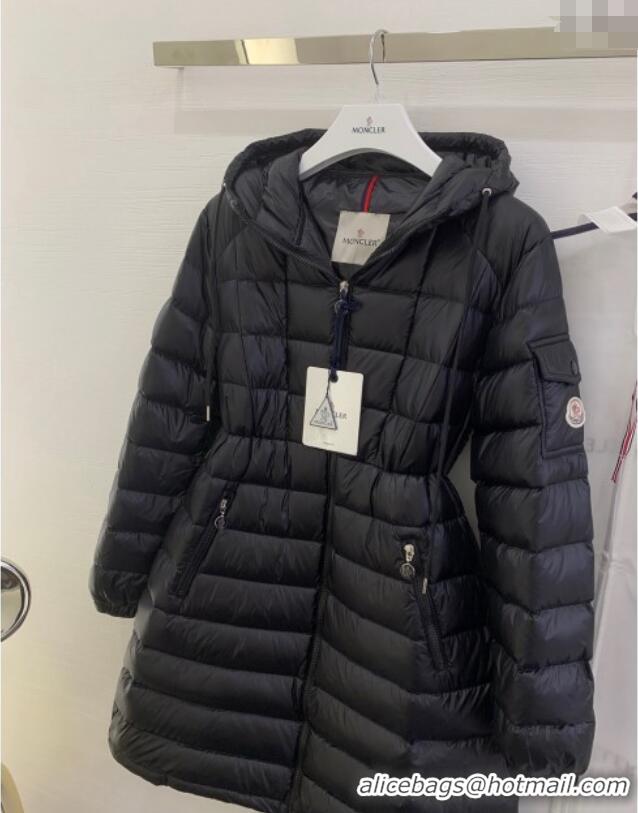 ​Good Quality Moncler Amintore Long Down Jacket M9044 Black 2024