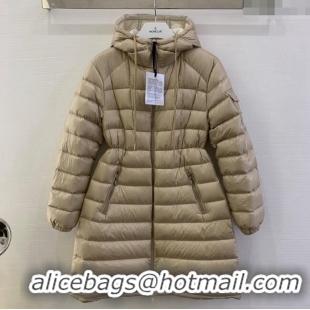 ​Well Crafted Moncler Amintore Long Down Jacket M9044 Beige 2024