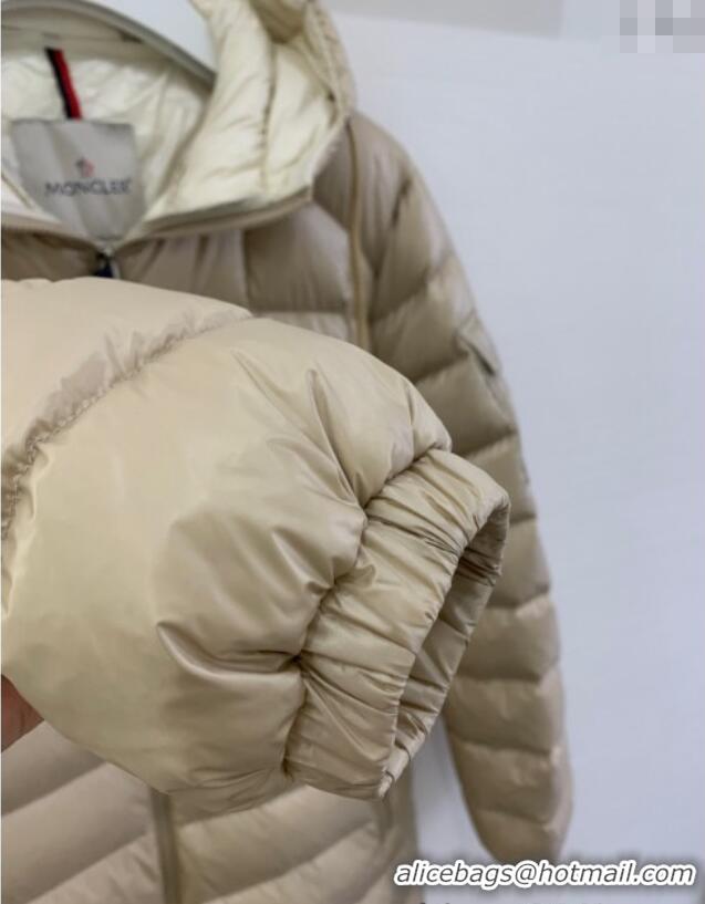 ​Well Crafted Moncler Amintore Long Down Jacket M9044 Beige 2024