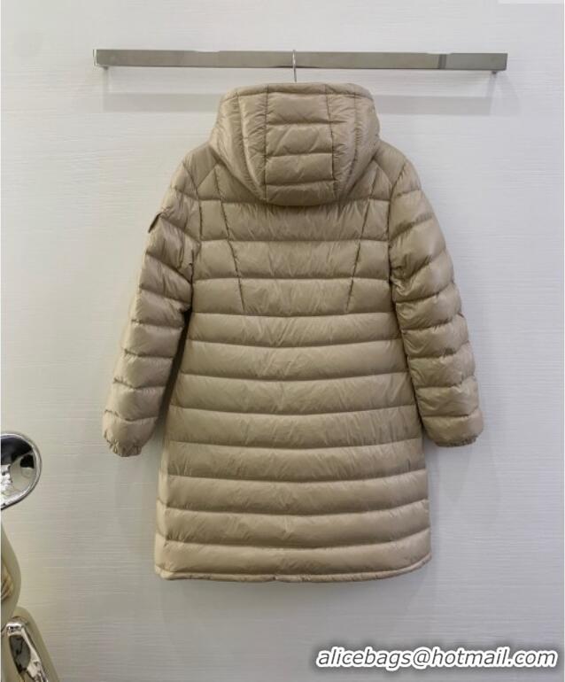 ​Well Crafted Moncler Amintore Long Down Jacket M9044 Beige 2024