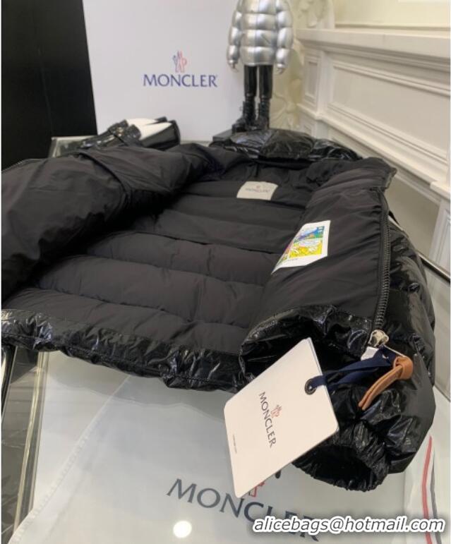 Reasonable Price Moncler Barante Shiny Down Jacket M6019 Black 2025