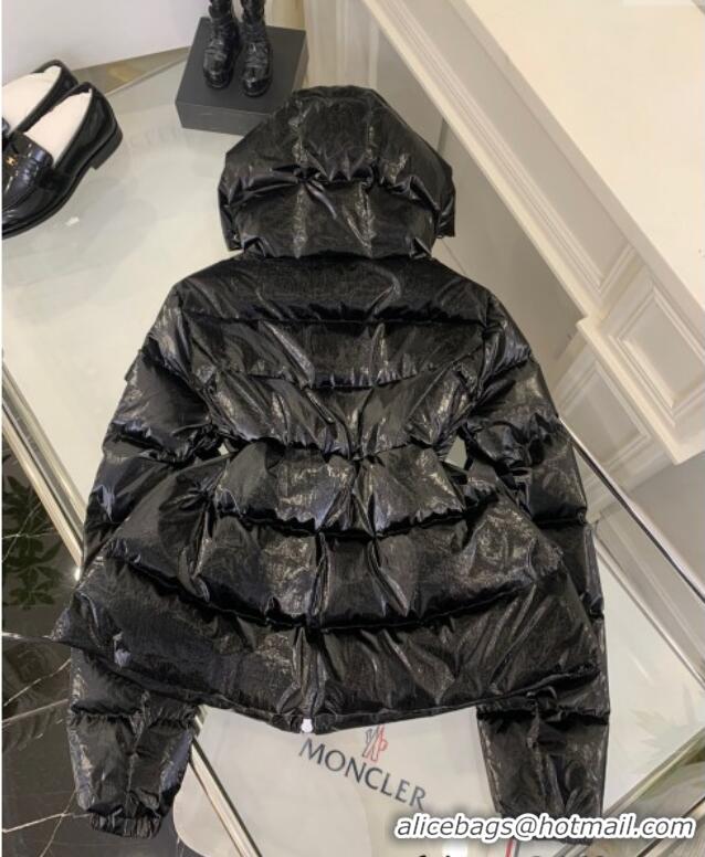 Reasonable Price Moncler Barante Shiny Down Jacket M6019 Black 2025