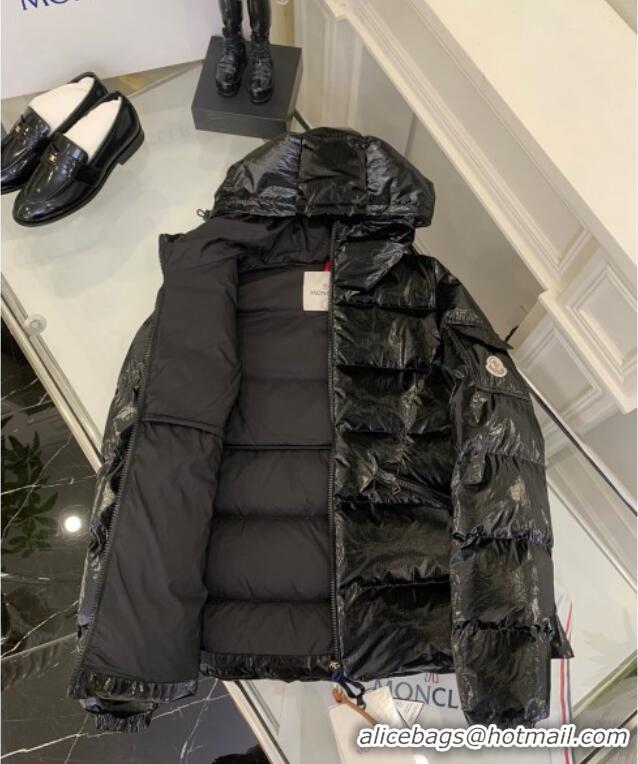 Reasonable Price Moncler Barante Shiny Down Jacket M6019 Black 2025