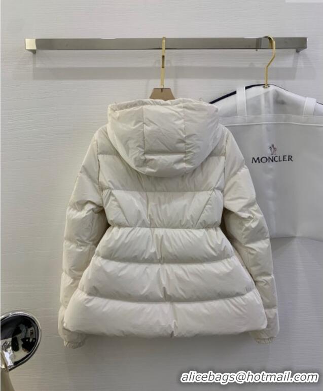 Well Crafted Moncler Barante Shiny Down Jacket M6019 White 2025