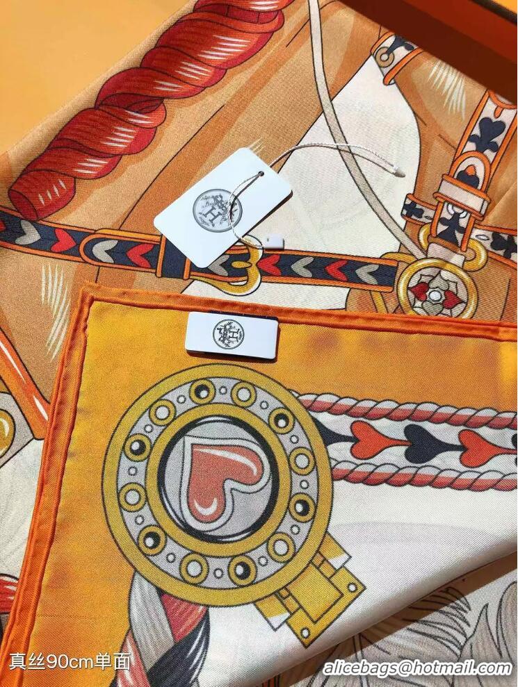 Top Grade Hermes Silk Sqaure Scarf 90x90cm H0515