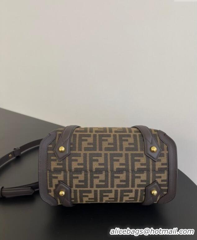 Well Crafted Fendi Vintage Boston 365 Bag in FF Fabric 0210 Brown 2025