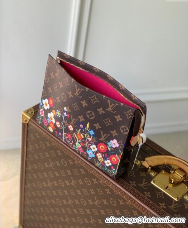 New Design Louis Vuitton LV x TM Toiletry Pouch in Monogram Flowers Canvas M14180 2025