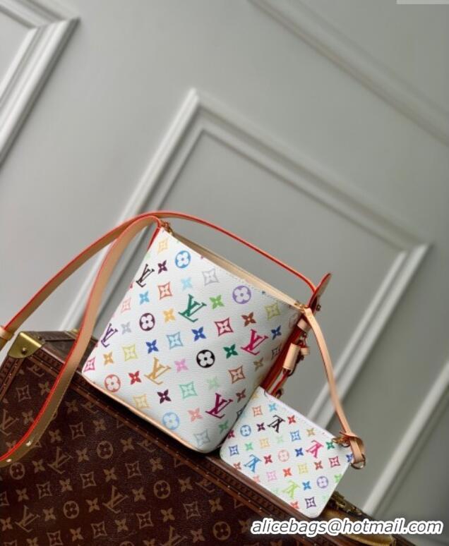 Traditional Discount Louis Vuitton LV x TM All In BB Bucket Bag in Monogram Canvas M13089 White/Multicolored 2025