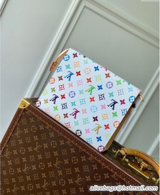 Super Quality Louis Vuitton LV x TM Toiletry Pouch in Multicolored Monogram Canvas M13746 White 2025