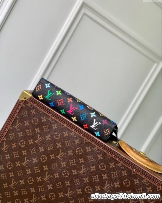 Famous Brand Louis Vuitton LV x TM Toiletry Pouch in Multicolored Monogram Canvas M13746 Black 2025