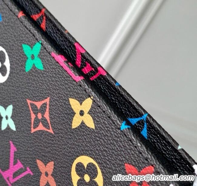 Famous Brand Louis Vuitton LV x TM Toiletry Pouch in Multicolored Monogram Canvas M13746 Black 2025