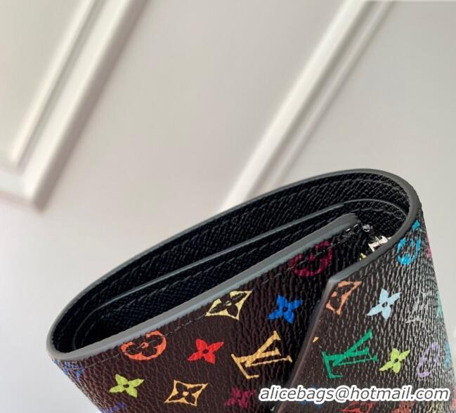 Grade Design Louis Vuitton LV x TM Rosalie Coin Purse Wallet in Multicolored Monogram Canvas M13399 Black 2025