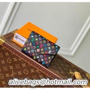 New Style Louis Vuitton LV x TM Victorine Wallet in Multicolored Monogram Canvas M14163 Black 2025