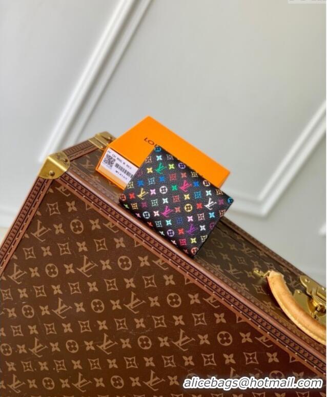 New Style Louis Vuitton LV x TM Victorine Wallet in Multicolored Monogram Canvas M14163 Black 2025