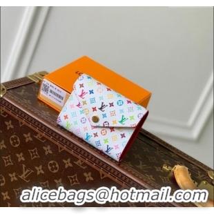 Low Cost Louis Vuitton LV x TM Victorine Wallet in Multicolored Monogram Canvas M14163 White 2025