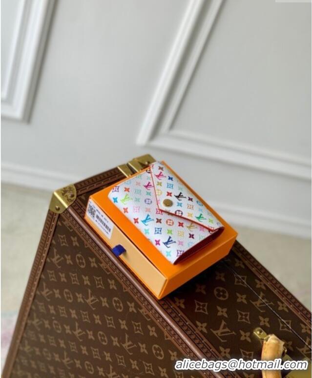 Low Cost Louis Vuitton LV x TM Victorine Wallet in Multicolored Monogram Canvas M14163 White 2025