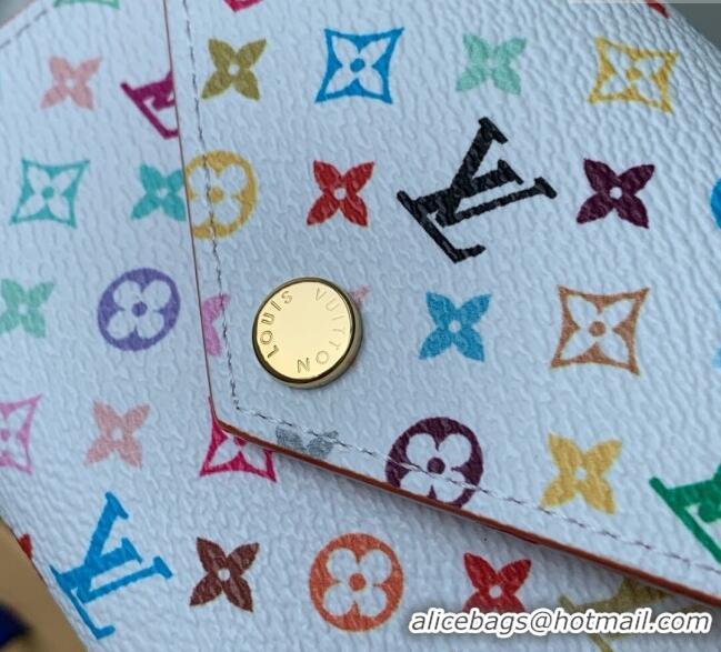 Low Cost Louis Vuitton LV x TM Victorine Wallet in Multicolored Monogram Canvas M14163 White 2025