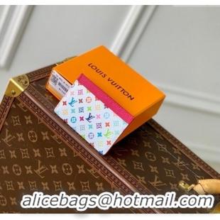 Affordable Price Louis Vuitton LV x TM Card Holder Wallet in Multicolored Monogram Canvas M13403 White 2025