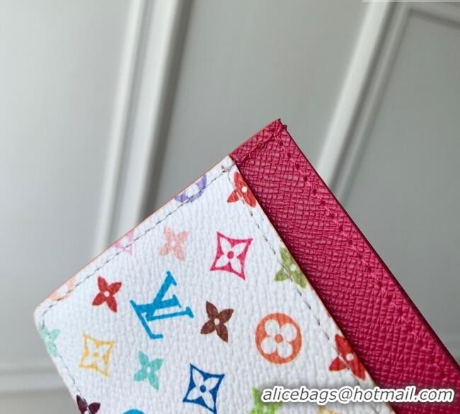 Affordable Price Louis Vuitton LV x TM Card Holder Wallet in Multicolored Monogram Canvas M13403 White 2025