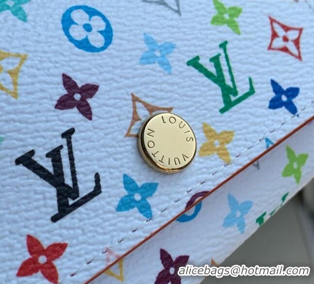 Super Quality Louis Vuitton LV x TM Multicle 6 Wallet in Multicolored Monogram Canvas M14092 White 2025