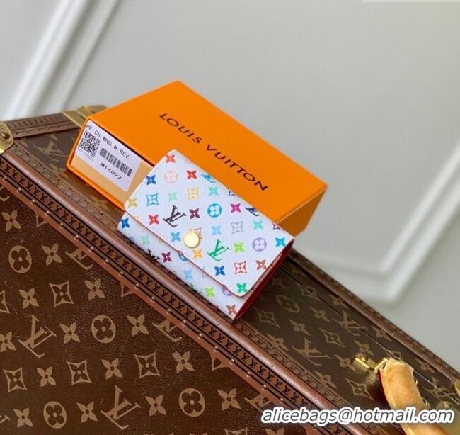 Super Quality Louis Vuitton LV x TM Multicle 6 Wallet in Multicolored Monogram Canvas M14092 White 2025