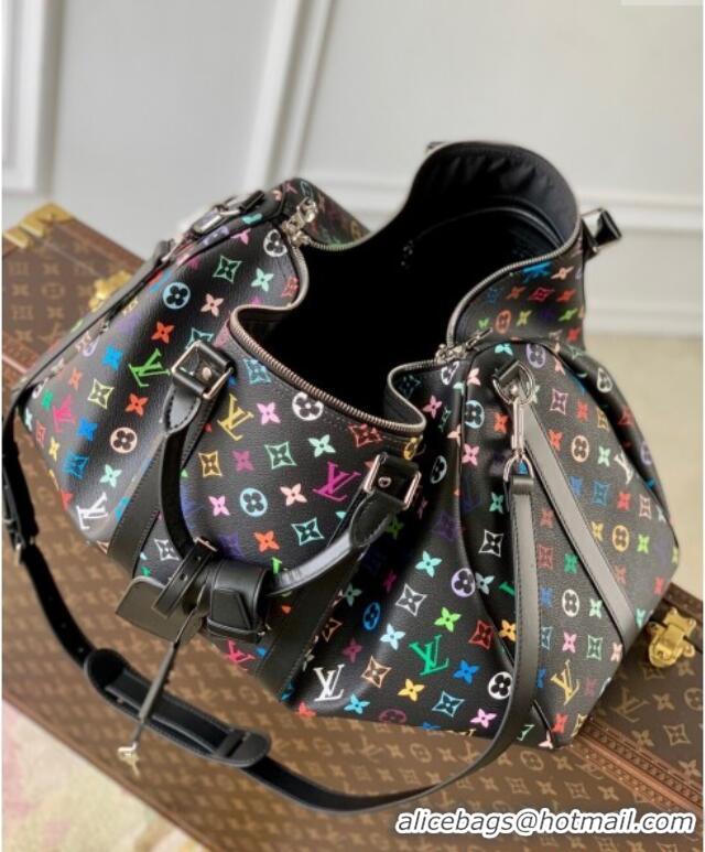 Super Quality Louis Vuitton LV x TM Keepall Bandouliere 50 Travel in Multicolored Monogram Canvas M13745 Black 2025