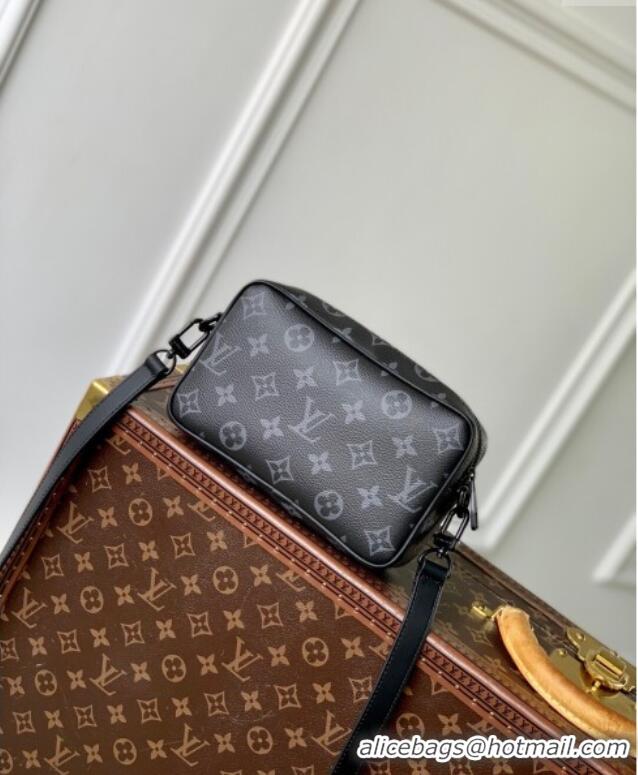 Best Price Louis Vuitton Men's Trocadero Wearable Wallet Mini Bag in Monogram Eclipse Canvas M14253 Black 2025