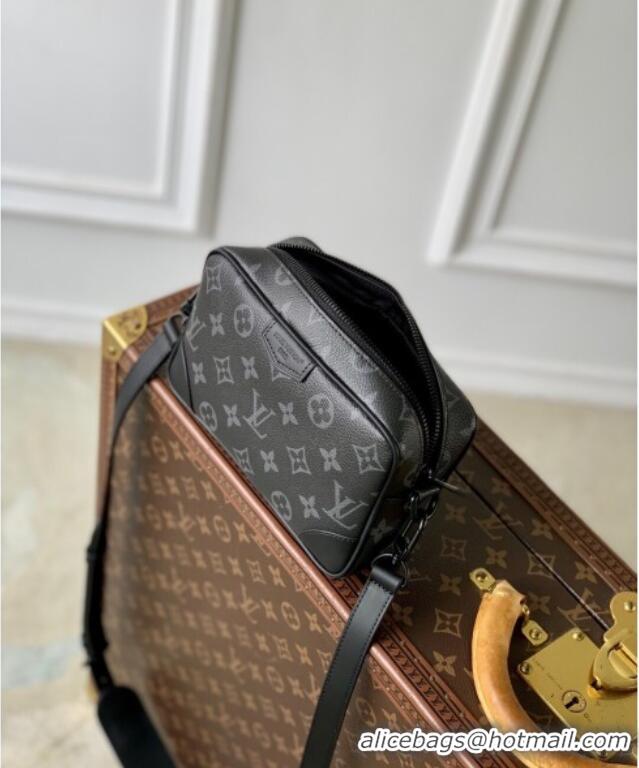 Best Price Louis Vuitton Men's Trocadero Wearable Wallet Mini Bag in Monogram Eclipse Canvas M14253 Black 2025