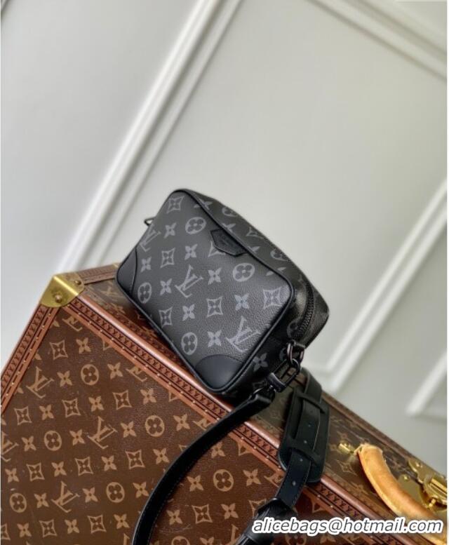 Best Price Louis Vuitton Men's Trocadero Wearable Wallet Mini Bag in Monogram Eclipse Canvas M14253 Black 2025