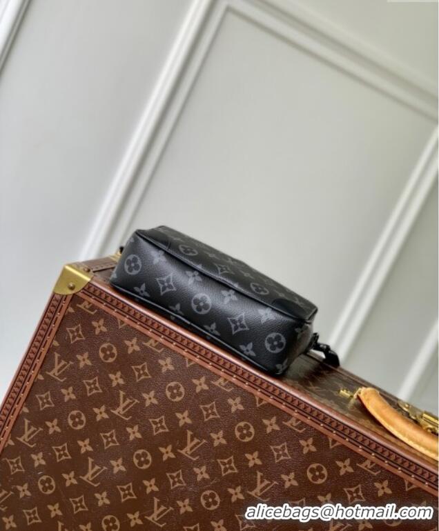 Best Price Louis Vuitton Men's Trocadero Wearable Wallet Mini Bag in Monogram Eclipse Canvas M14253 Black 2025