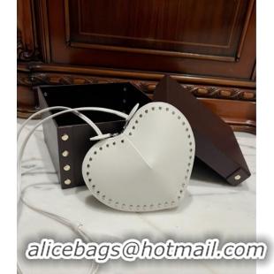 Grade Design Alaia Le Cœur Heart Bag with Studs 0621 Trim White 2024