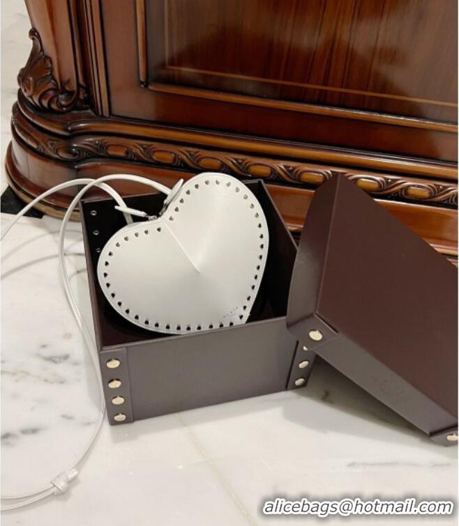 Grade Design Alaia Le Cœur Heart Bag with Studs 0621 Trim White 2024