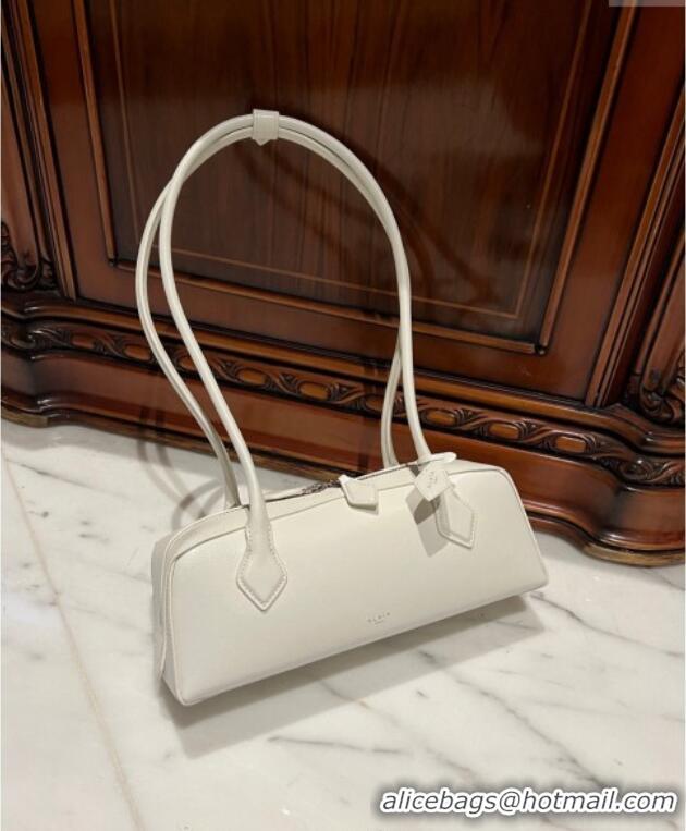 Good Product Alaia Le Tecket Medium Long Shoulder bag in Leather 0808 White 2024