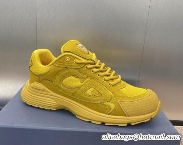 Cheap Price Dior B30 Sneakers in CD Mesh and Leather Yellow 1231029