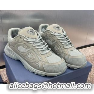 Buy Luxury Dior B30 Sneakers in CD Mesh and Leather Grey 1231031