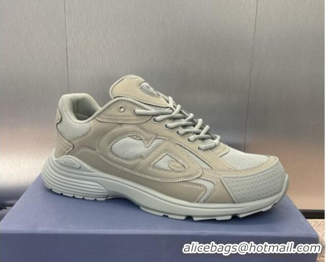 Buy Luxury Dior B30 Sneakers in CD Mesh and Leather Grey 1231031