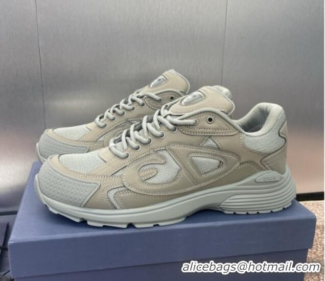 Buy Luxury Dior B30 Sneakers in CD Mesh and Leather Grey 1231031