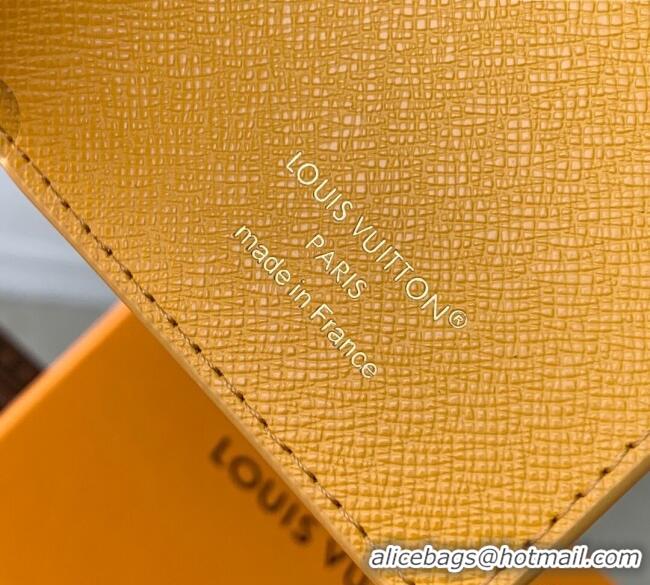 Inexpensive Louis Vuitton Victor Wallet in Monogram Heritage Canvas M13222 Yellow 2025