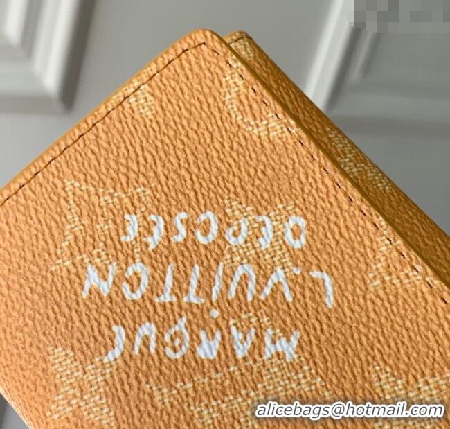 Inexpensive Louis Vuitton Victor Wallet in Monogram Heritage Canvas M13222 Yellow 2025