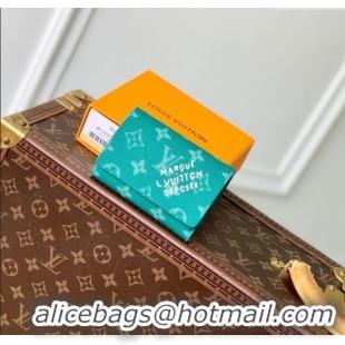 Super Quality Louis Vuitton Victor Wallet in Monogram Heritage Canvas M13222 Green 2025