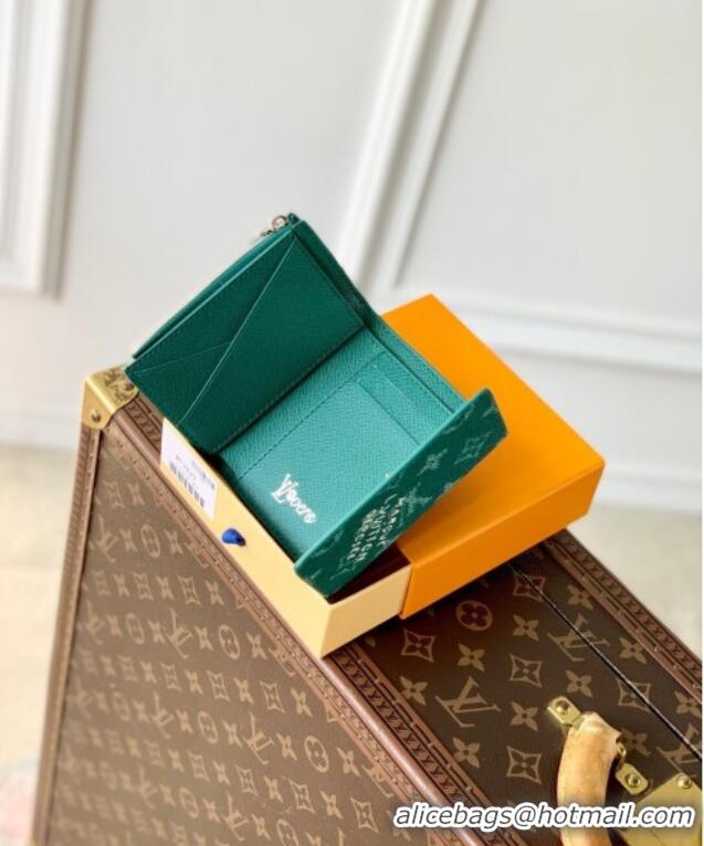 Super Quality Louis Vuitton Victor Wallet in Monogram Heritage Canvas M13222 Green 2025