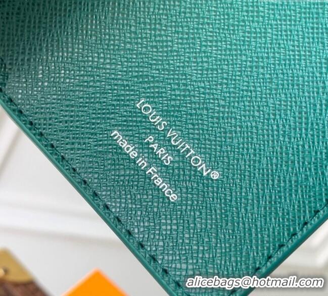 Super Quality Louis Vuitton Victor Wallet in Monogram Heritage Canvas M13222 Green 2025