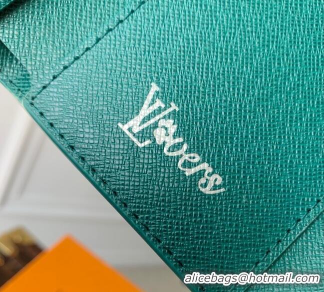 Super Quality Louis Vuitton Victor Wallet in Monogram Heritage Canvas M13222 Green 2025