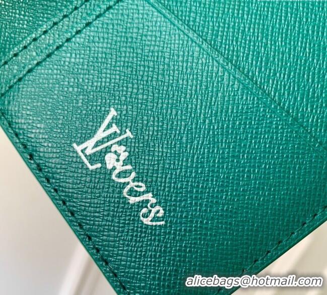 Buy Discount Louis Vuitton Brazza Wallet in Monogram Heritage Canvas M12656 Green 2025