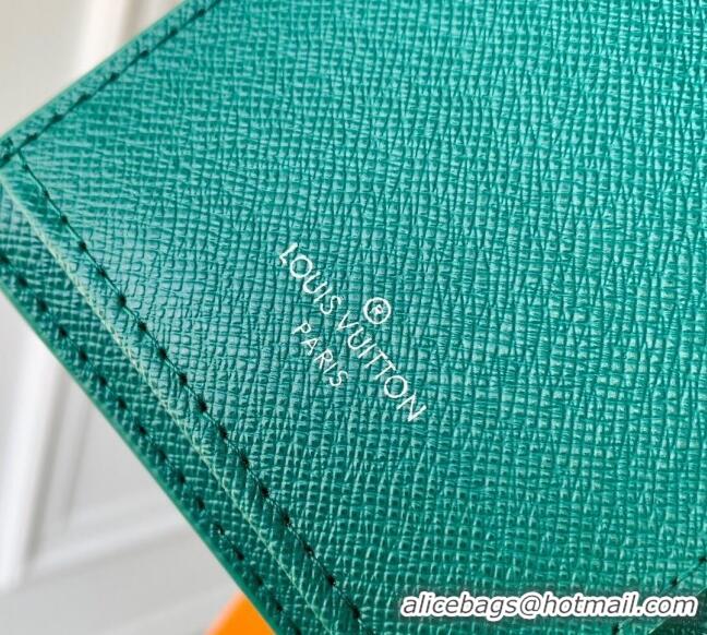 Buy Discount Louis Vuitton Brazza Wallet in Monogram Heritage Canvas M12656 Green 2025