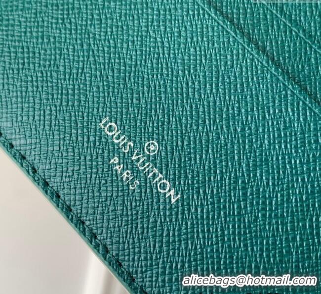 Most Popular Louis Vuitton Multiple Wallet in Monogram Heritage Canvas M12657 Green 2025