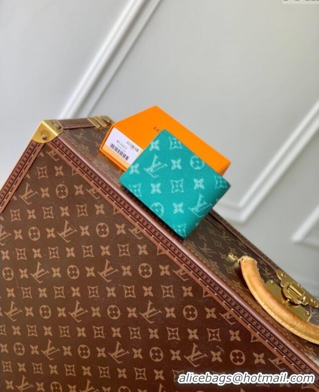 Most Popular Louis Vuitton Multiple Wallet in Monogram Heritage Canvas M12657 Green 2025