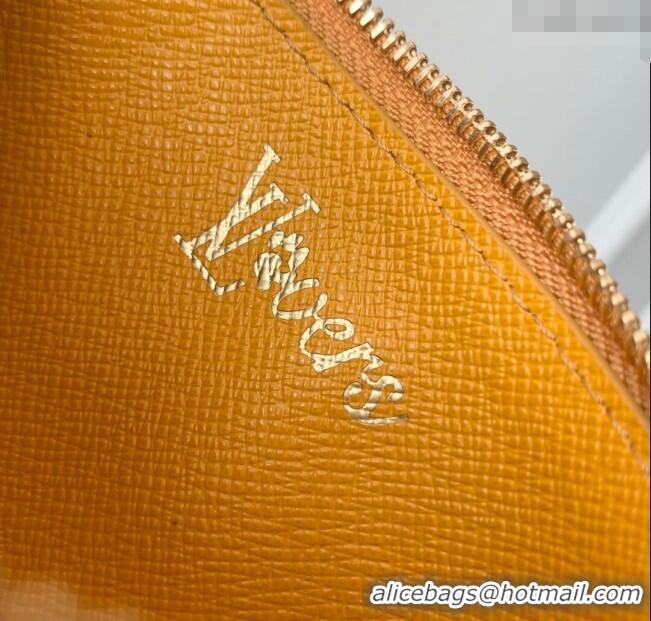 Good Taste Louis Vuitton Coin Card Holder Wallet in Monogram Heritage Canvas M12660 Yellow 2025