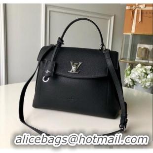 Grade Design Louis Vuitton Lockme Ever BB Top Handle Bag in Soft Grained Calfskin M51395 Black 2025